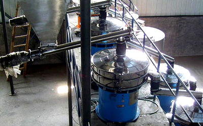 催化剂筛分使用现场